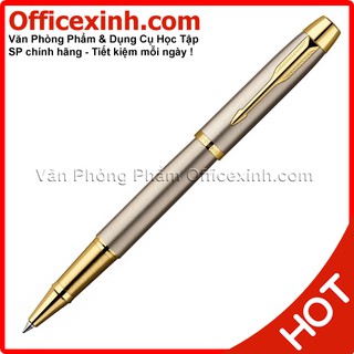 Bút Parker IM Silver Gold dạng nắp - Chính hãng