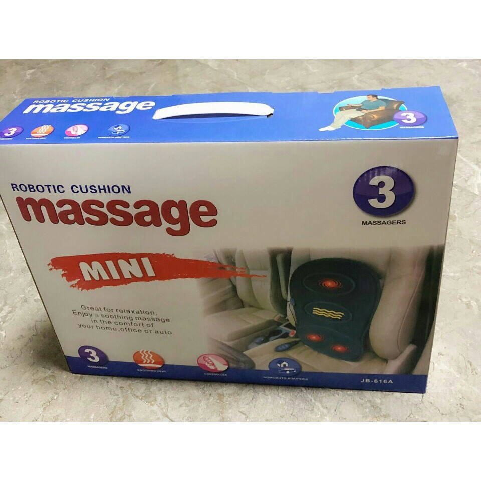 nệm ghế massage thư giãn xua tan mệt mỏi tại nhà và trên ô tô