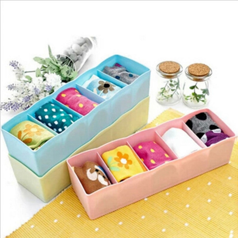 Hộp Đựng Tất Chân / Đồ Lót Thiết Kế Nhiều Ngăn