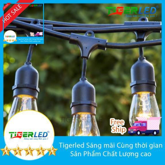 ĐÈN DÂY NGOÀI TRỜI 10M 15 ĐUI - ĐÈN DÂY TRANG TRÍ KÍN NƯỚC (chưa bóng)