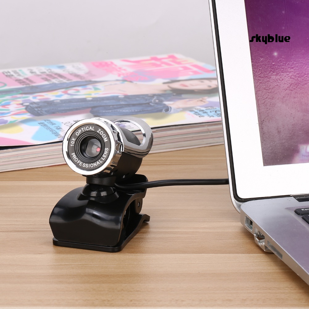 [SK]USB 2.0 Web Camera HD Video Webcam with Built-in Microphone for Laptop Computer