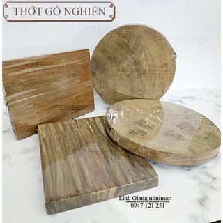Thớt gỗ nghiến Thớt chuẩn nghiến không mùn hàng dày dặn KÈM HƯỚNG DÃN BẢO QUẢN
