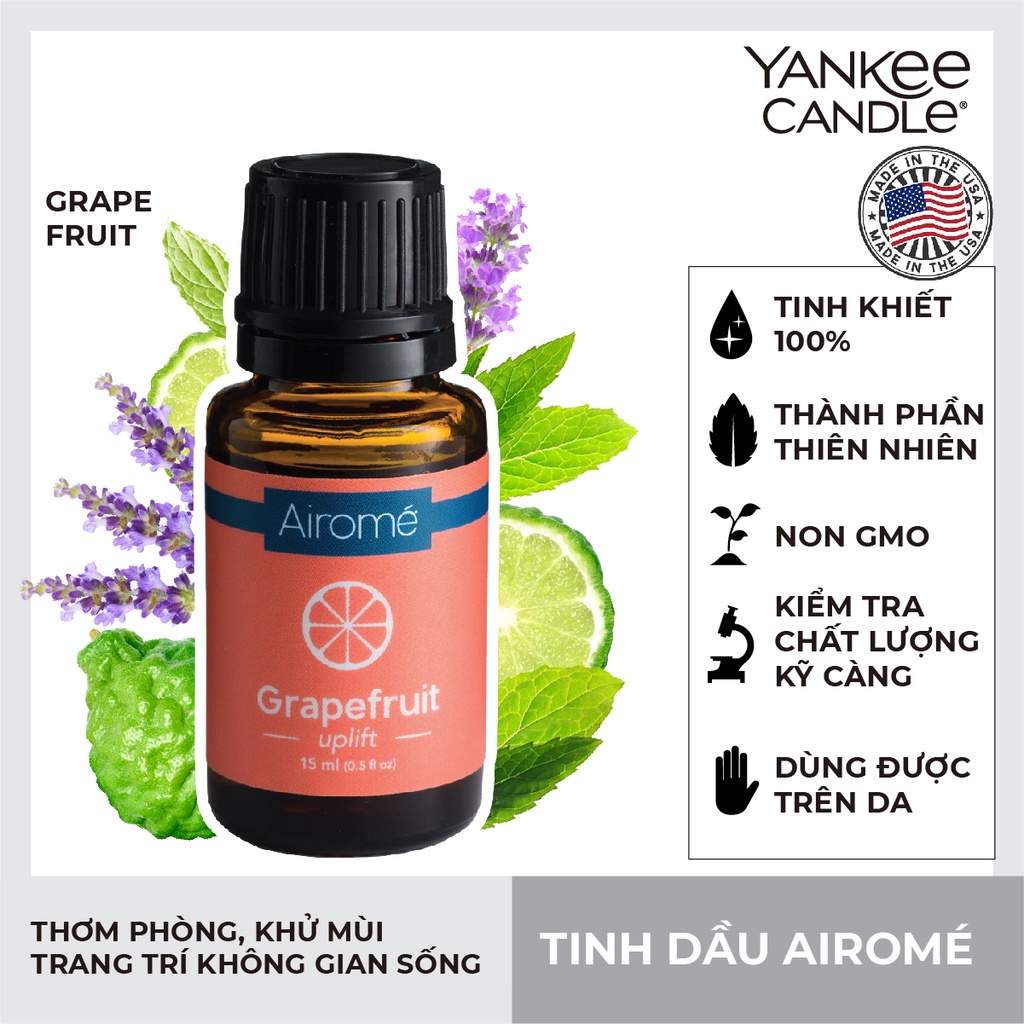 Tinh dầu Airomé Yankee Candle - Grapefruit 15ml