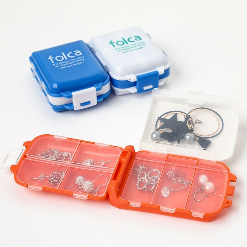Khay Đựng Thuốc 7 Ngày FOLCA, Hộp Đựng Nhỏ Chia Thuốc Mini Tiện Lợi