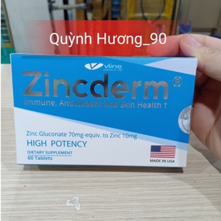 Viên uống ZINCDERM viên bổ sung kẽm ( hộp 60 viên )
