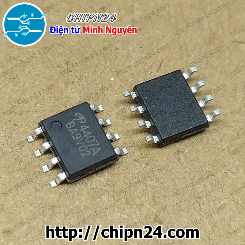 [2 CON] Mosfet Dán AO4407 SOP-8 12A 30V Kênh P (SMD Dán) (4407)