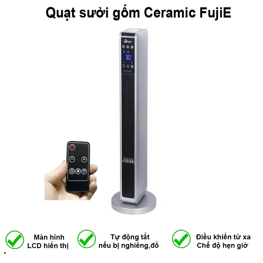 Quạt sưởi gốm Fujie CH-2100 / Fujie CH-2200