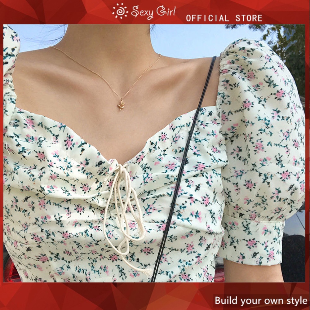 Vòng Cổ Hợp Kim Mặt Hình Hoa Hồng Thời Trang 2021 Cho Nữ