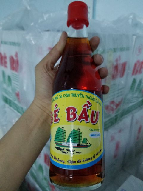 Nước mắm Bé Bầu 500ml nhỉ đặc biệt (Thùng 6 chai)