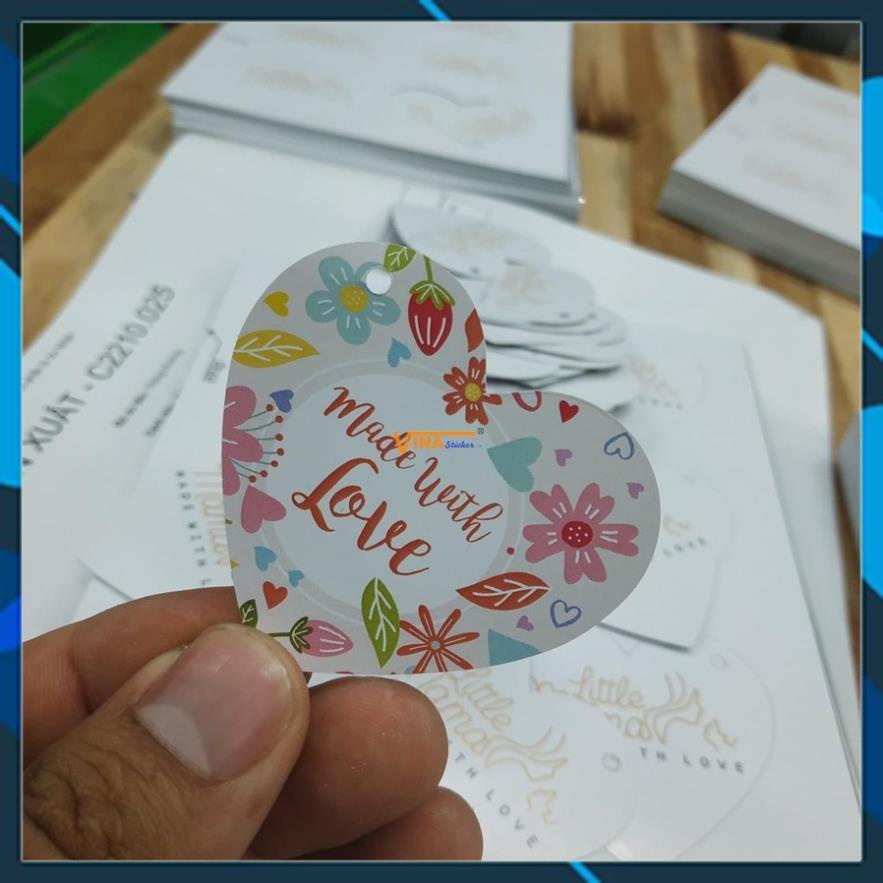 DECAL GIẤY ĐẾ XANH A4 (Xấp 100 tờ)