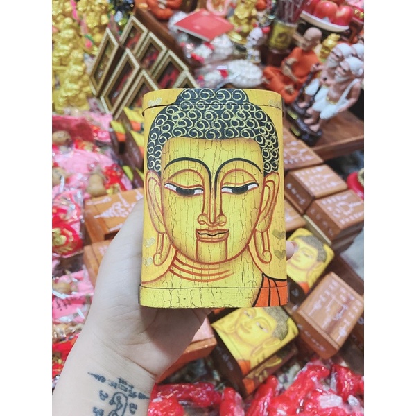 Hộp Gỗ Hình Phật