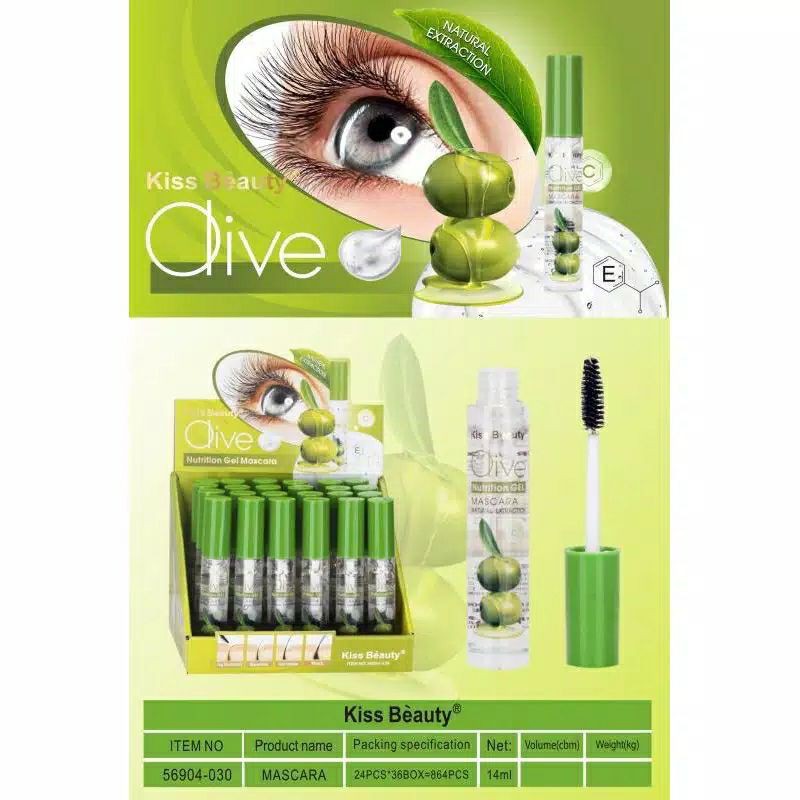 (hàng Mới Về) Mascara Dạng Gel Trong Suốt Nuôi Dưỡng Lông Mi Kiss Beauty