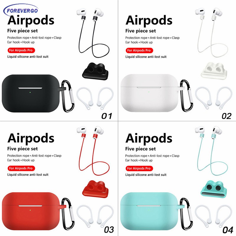 Vỏ Bảo Vệ Hộp Sạc Tai Nghe Airpods 3 Pro Kèm Móc Khóa Tiện Dụng