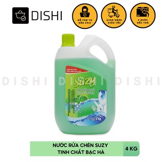  Nước rửa chén bát HỮU CƠ SUZY 4KG TINH CHẤT BẠC HÀ chất lượng Nhật Bản | DISHI 