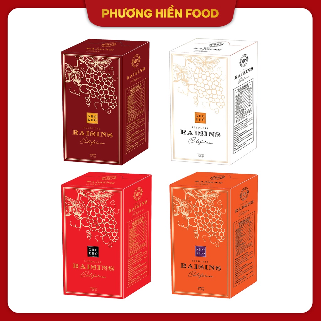 Nho khô vàng PH Raisins 125g