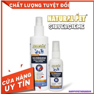 Chai xịt kháng khuẩn đa năng nano bạc chuyên dùng cho thú cưng chó mèo 60ml