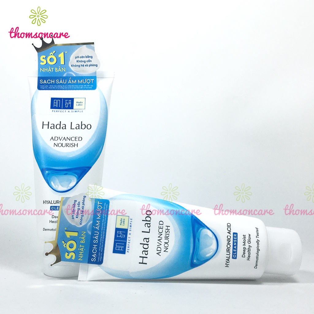 Sữa rửa mặt dưỡng ẩm tối ưu Hada Labo - Chính hãng SRM Hadalabo