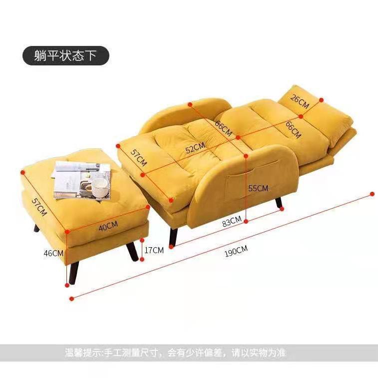 Ghế gấp lưới màu đỏ nhỏ Sofa lười phòng khách chung cư Châu Âu ban công ngủ dễ thương tựa vẻ đẹp đơn