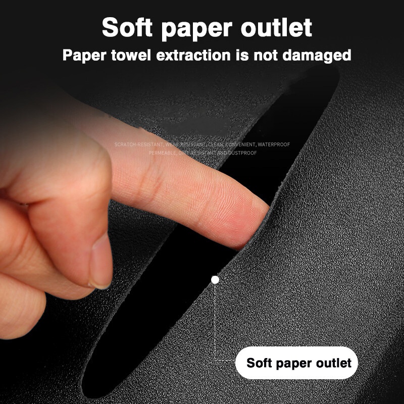 Hộp Đựng Khăn Giấy Bằng Da Gắn Tấm Che Nắng Xe Hơi MG ZS MG3 MG5