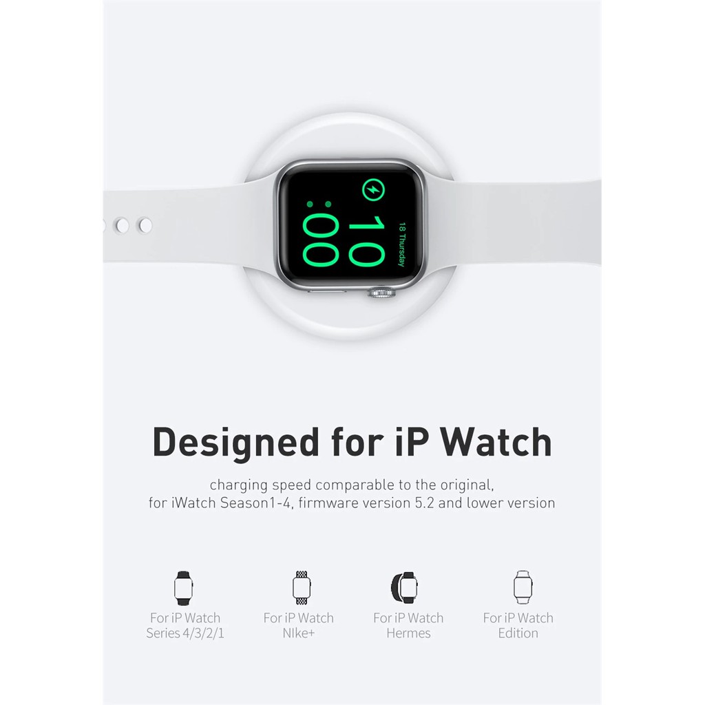 Bộ sạc nhanh Baseus không dây Baseus cho Apple Watch Series 1m
