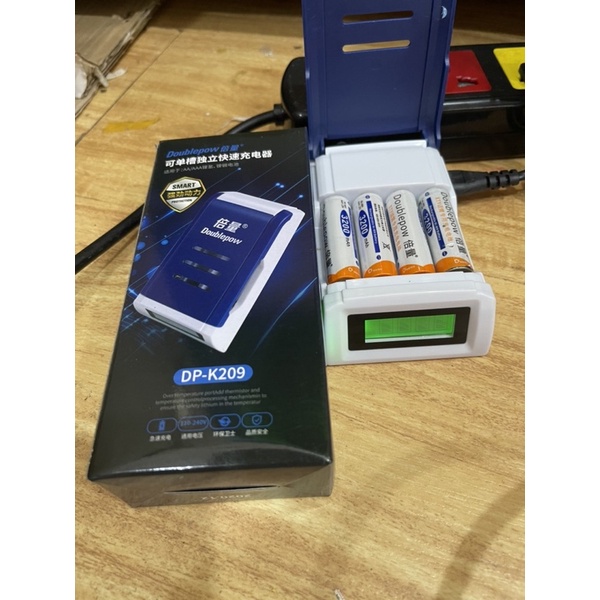 Bộ Pin Sạc K209 Doublepow KTV3200- Pin Sạc Dùng Cho Micro