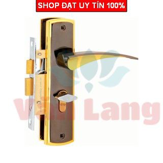 Khoá tay gạt Việt Tiệp 04503, khóa cửa phòng, khóa thông phòng gồm 3 chìa khoá đồng - Hàng chính hãng