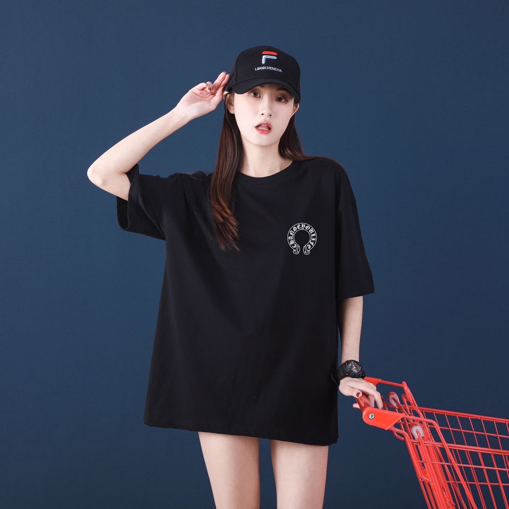 Mẫu Áo Thun Tay Lỡ Chrome Hearts AM01