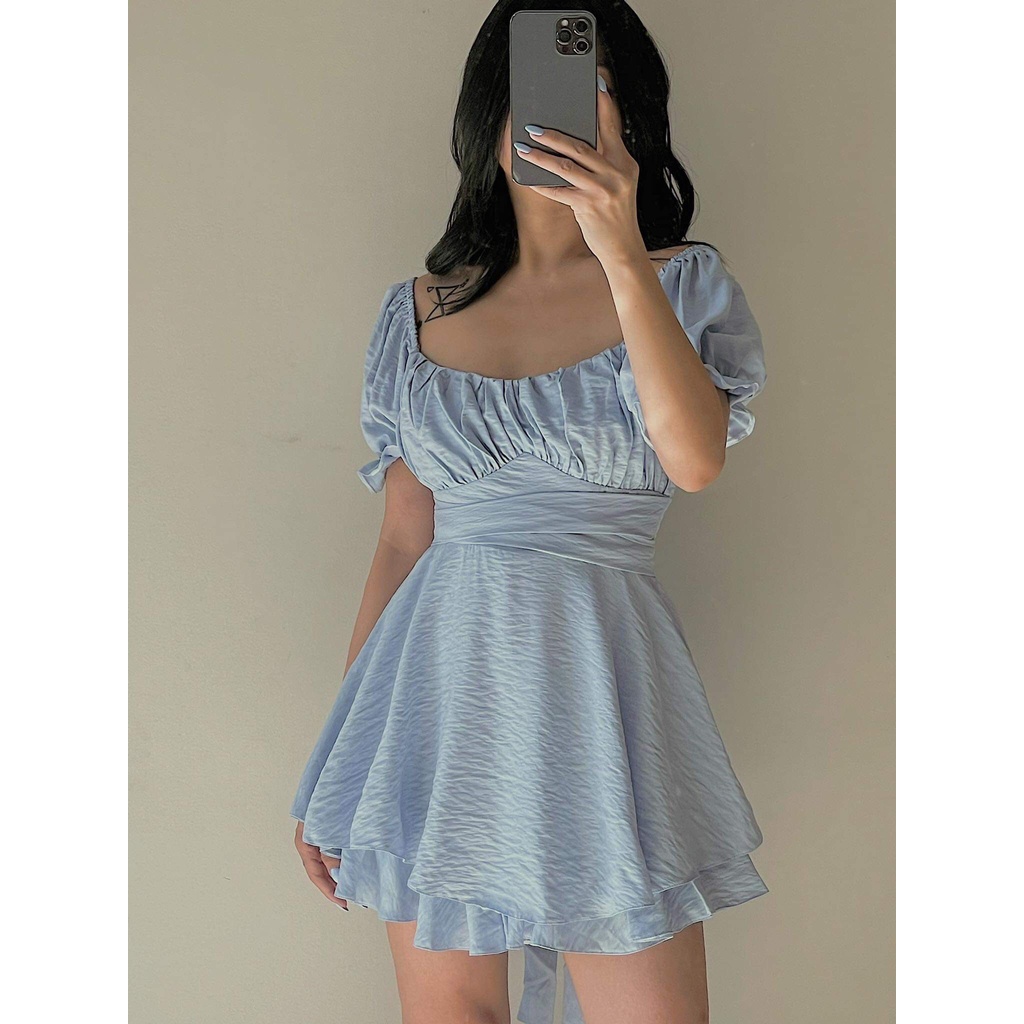 LEMONCHICVN - Jumpsuit hai tầng nhúng ngực - JMP49