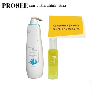 Tinh dầu phục hồi tóc và dầu gội đầu leo prosee dành cho tóc uốn ép nhuộm