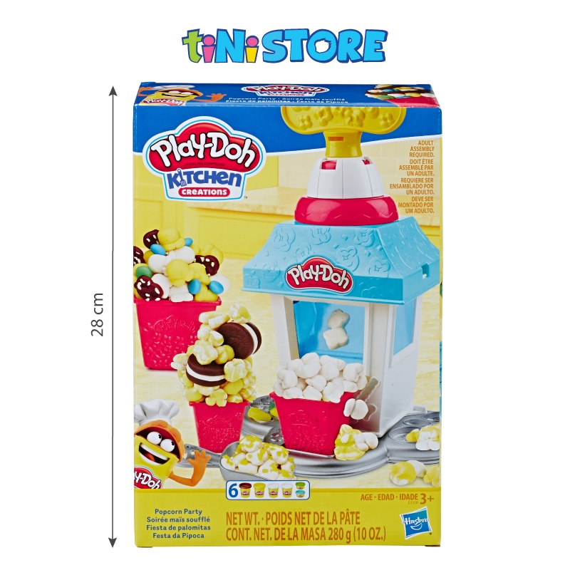 [Mã BMLTA50 giảm 10% đơn 99K] Bộ đồ chơi đất nặn Play-Doh máy làm bắp rang bơ E5110