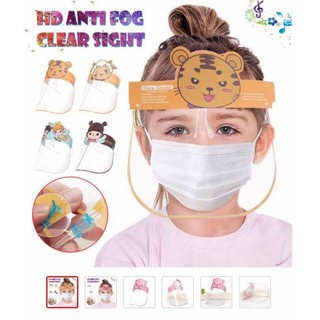 ✅ Tấm Chắn Giọt Bắn- FACE SHIELD (Thun Xốp) (Trẻ Em), phòng dịch , chống bụi cho bé -VT0793