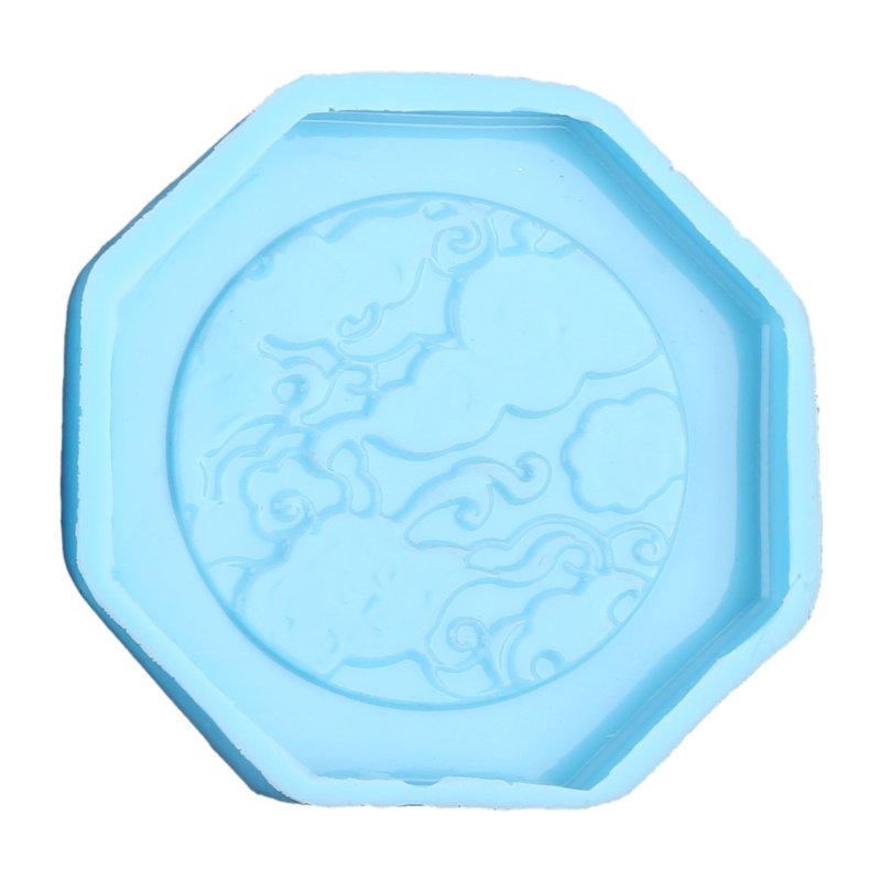 Sa Khuôn Silicone Làm Đế Lót Ly Bằng Epoxy Resin Pha Lê Hình Totem Năm Mới DIY