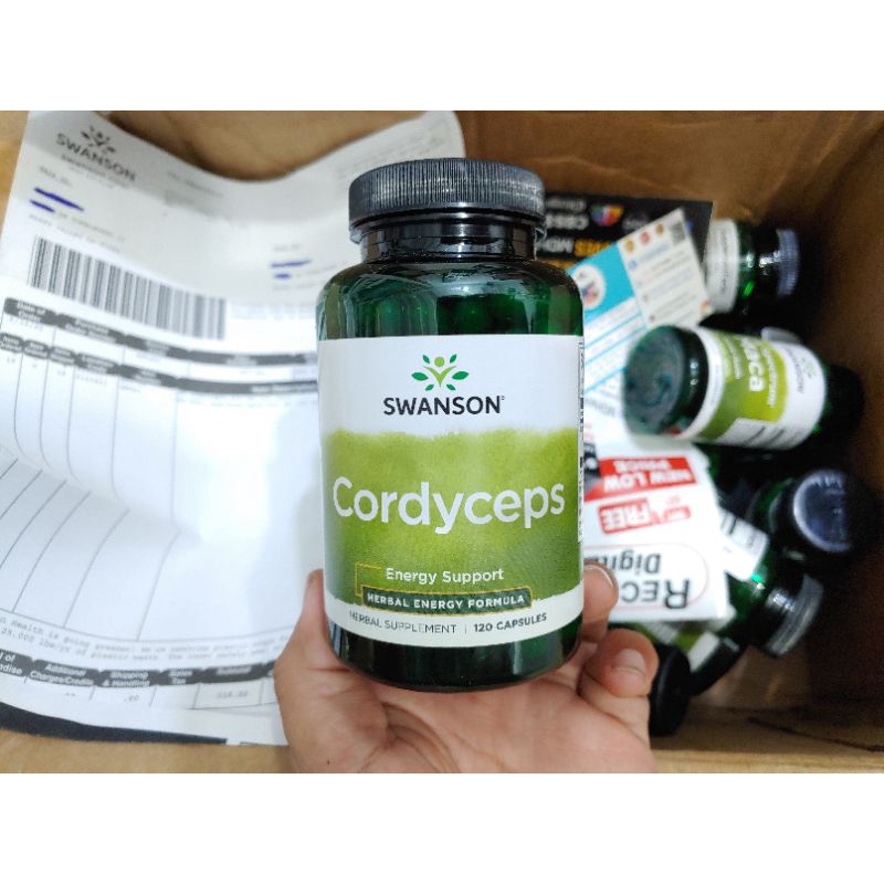Viên Uống Đông Trùng Hạ Thảo Swanson Cordyceps 600mg