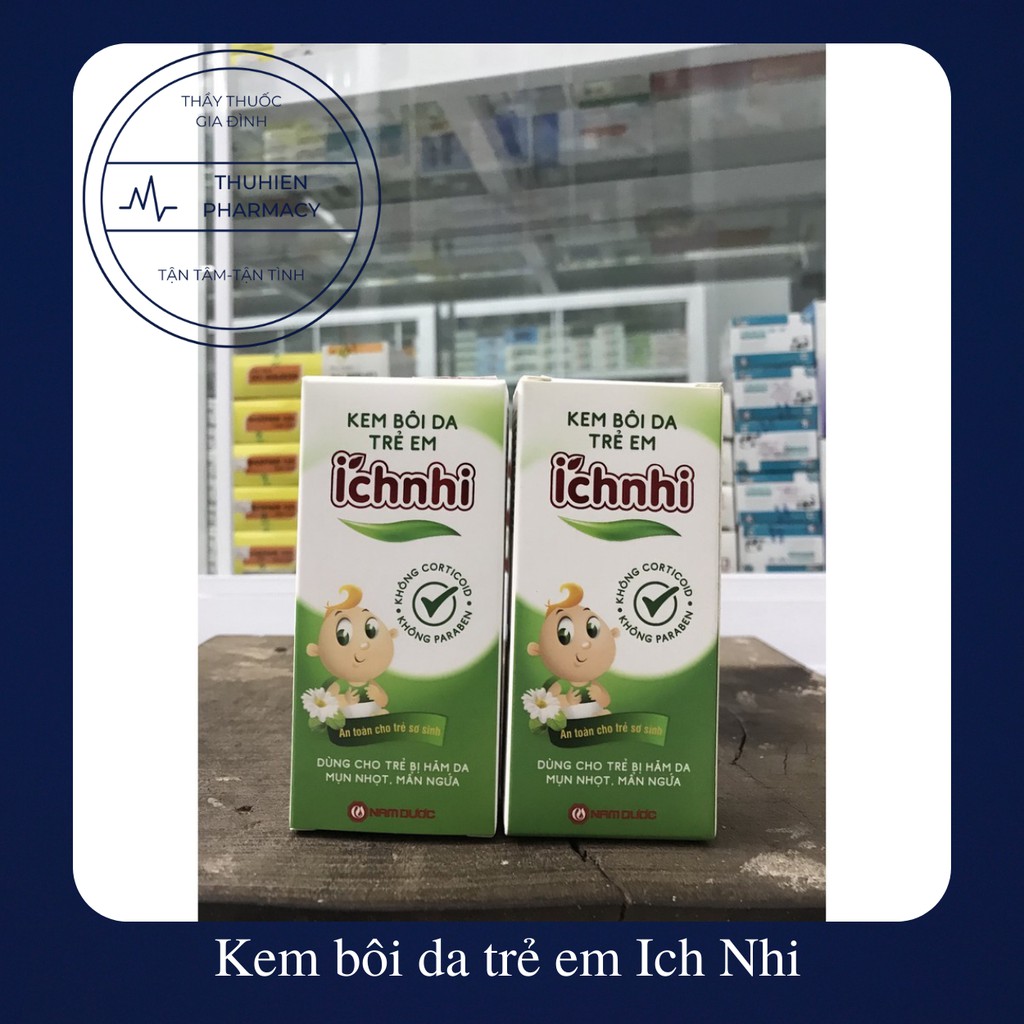 Kem bôi da Trẻ em Ích Nhi - Dùng cho trẻ bị hăm da, mụn nhọt, mẩn ngứa