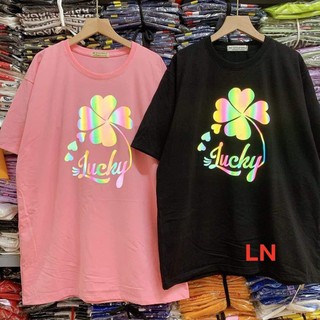 Áo phông phản quang hoa Lucky KTH0220
