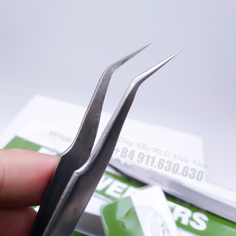 NHÍP TÁCH MI CONG TRƠN THẲNG TRƠN BẠC - Dụng cụ nối mi - Thiên Ngọc Mi