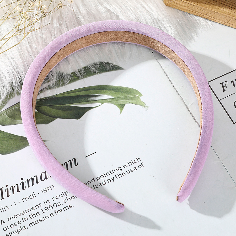 Băng đô xốp màu trơn thời trang Hàn Quốc cho nữ