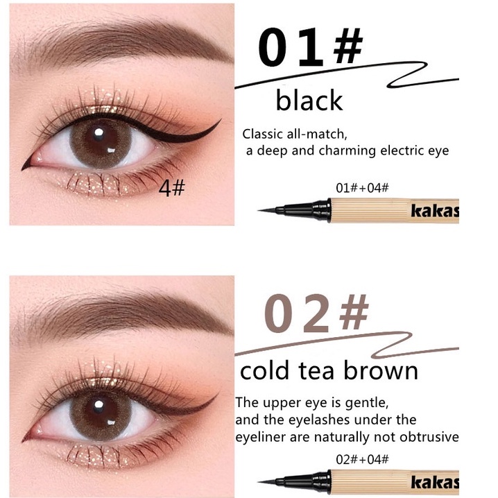 Bút Kẻ Mắt Màu KAKASHOW chống nước nhanh khô