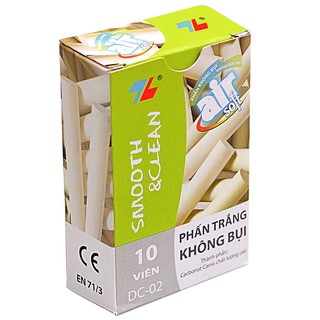 Lốc 10 hộp phấn không bụi thiên long dc-02