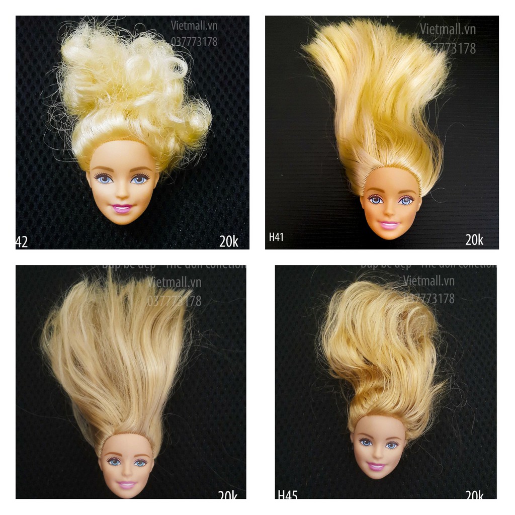 Head barbie, đầu búp bê giá rẻ 20k ( part 6)