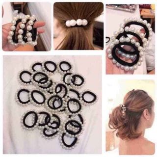 ( lẻ 1 cái) Chun buộc tóc đính 16 hạt