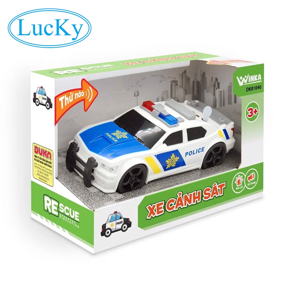 Đồ Chơi : Xe Canh Sat -DK81040 An Toàn Cho Trẻ