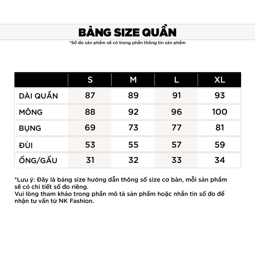 Quần Tây Nữ NK FASHION Dáng Ôm Ống Đứng, Cạp Kiểu Cúc Trần Chỉ Chất Liệu Nhập Hàn Cho Nữ Công Sở NKQU2101003