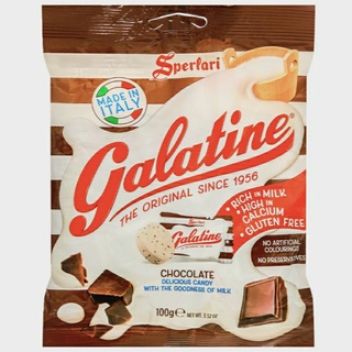 Kẹo Sữa Vị Socola Galatine Gói 100G -bánh kẹo nhập khẩu Ý Italy