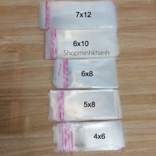 100g Túi dán miệng size nhỏ