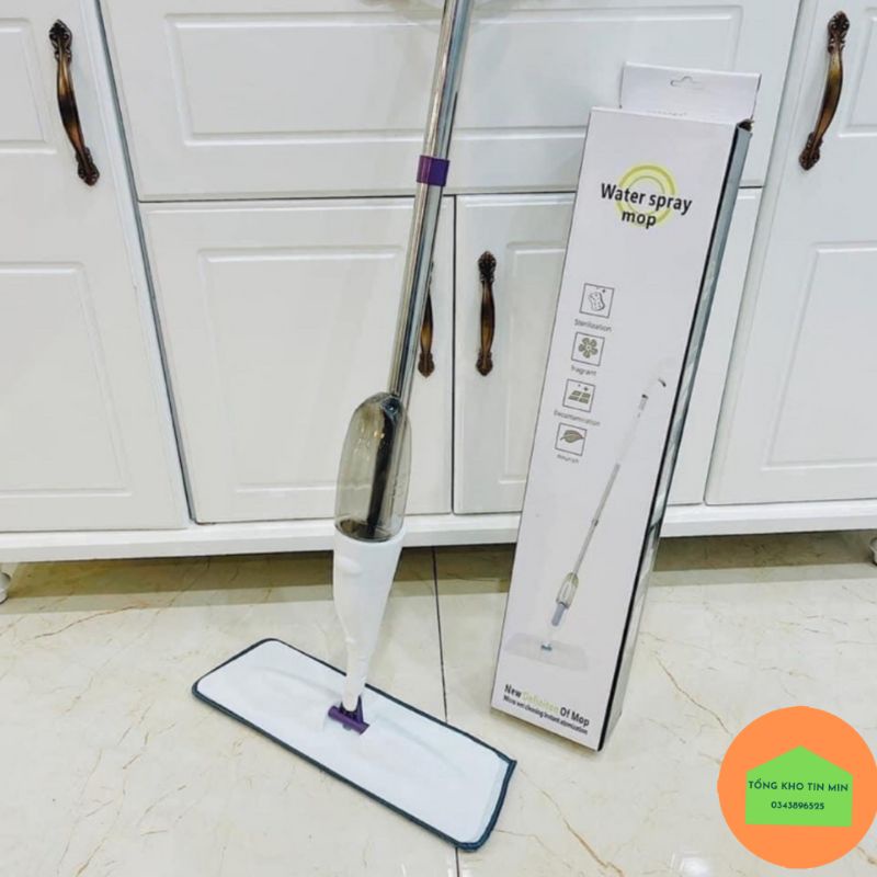 Cây lau nhà phun sương spray mop