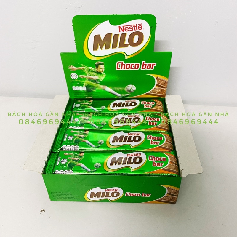 Milo Choco bar - Hộp 24 thanh (30gram/thanh)