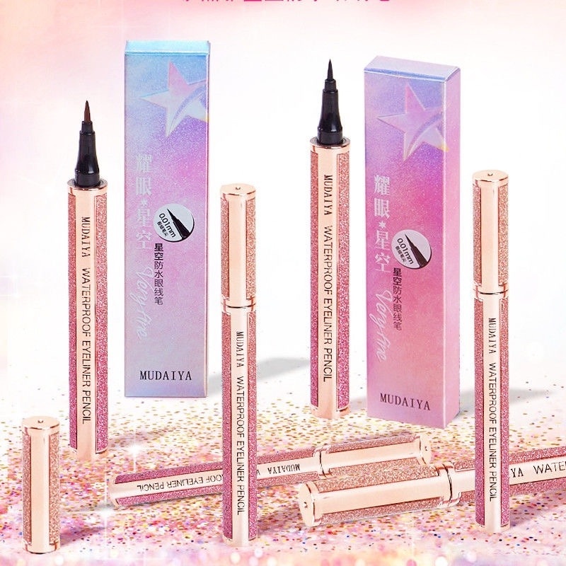 Bút Kẻ Mắt Màu Đen Nhanh Khô Chống Thấm Nước Và Mồ Hôi Không Nhòe Cho Người Mới Bắt Đầu
