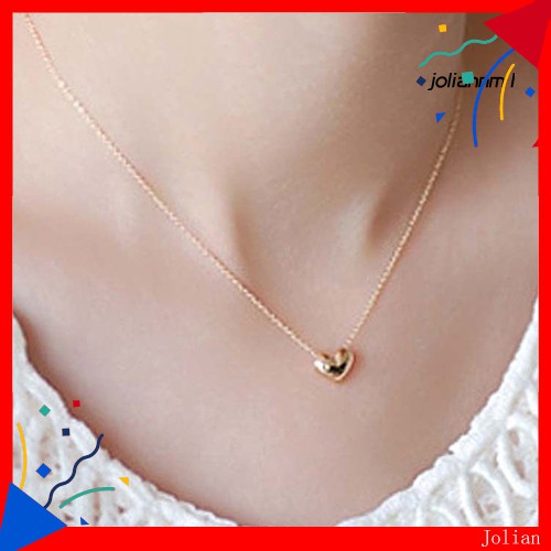Dây Chuyền Mặt Hình Trái Tim Nhỏ Xinh Đơn Giản Cho Nữ
