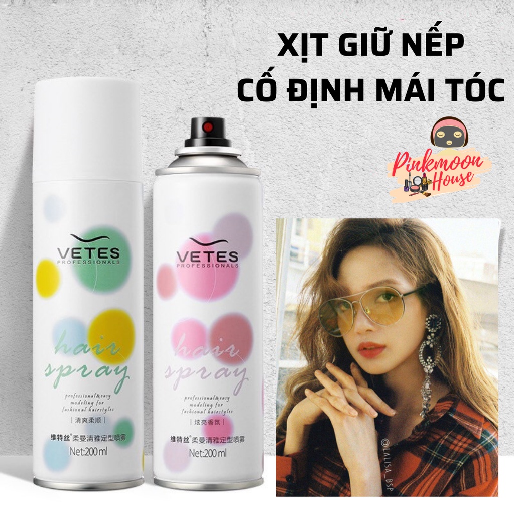 XỊT GIỮ NẾP CỐ ĐỊNH MÁI TÓC GIÚP TÓC VÀO NẾP